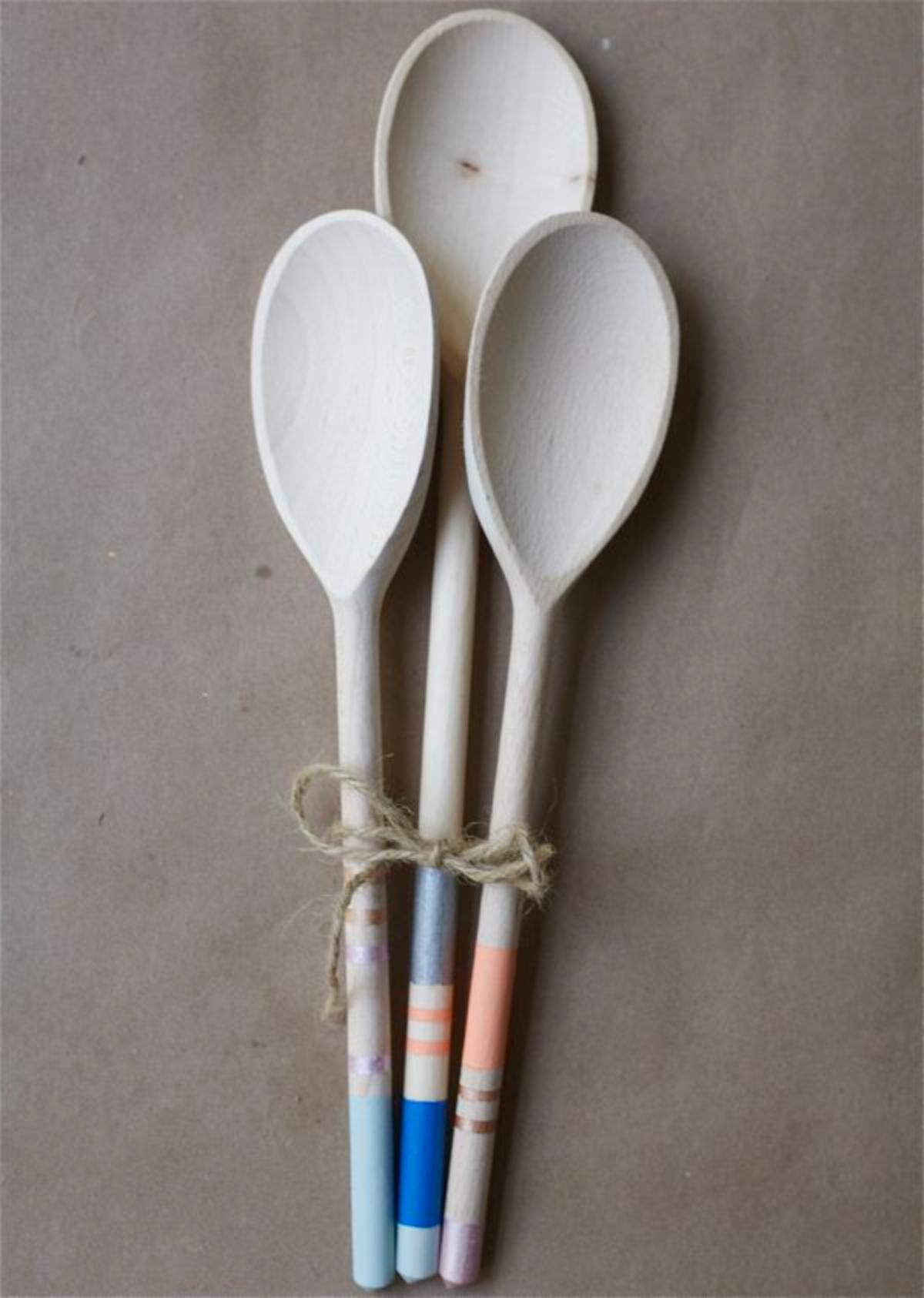 Paint Wooden Spoon Handles