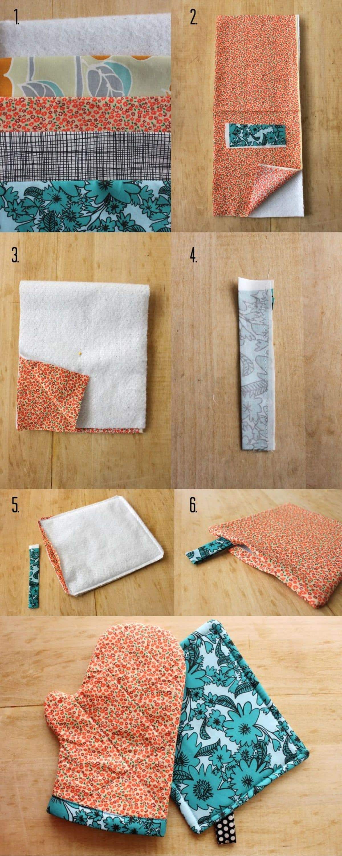 DIY Oven Mitts