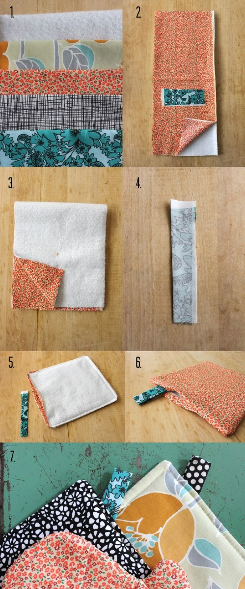 Sew New Oven Mitts - 20 of the Most Adorable DIY Kitchen Projects You’ve Ever Seen