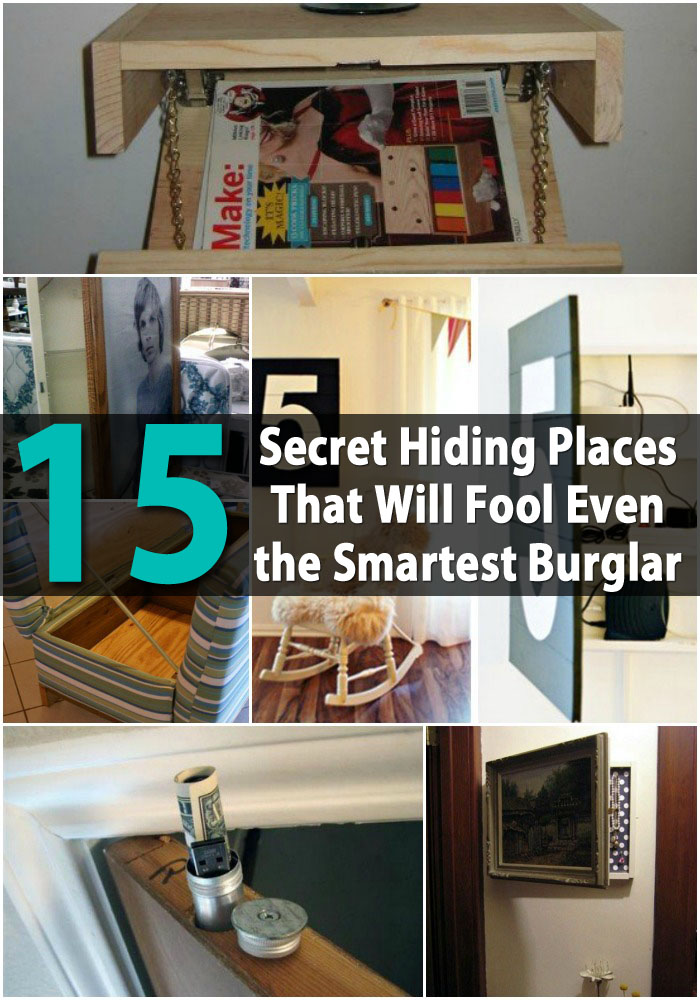 15 Secret Hiding Places That Will Fool Even the Smartest Burglar