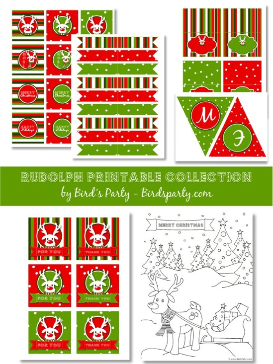 Christmas Party Pack - Over 50 Creative Christmas Printables Collection