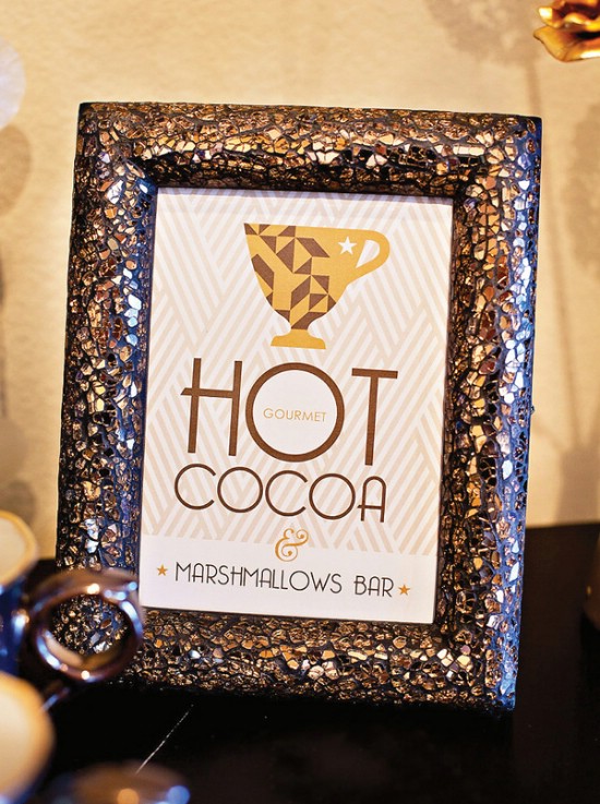 Have a Cocoa Station - 28 Fun and Easy DIY New Year’s Eve Party Ideas
