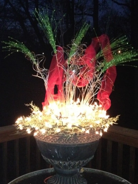 Use Lots of Lights - 60 Beautifully Festive Ways to Decorate Your Porch for Christmas