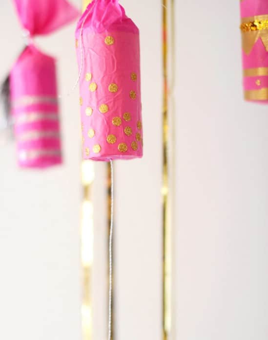 Confetti Poppers - 28 Fun and Easy DIY New Year’s Eve Party Ideas