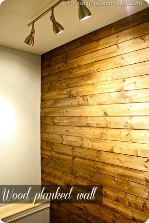 Wood Planked Wall - 40 Rustic Home Decor Ideas You Can Build Yourself