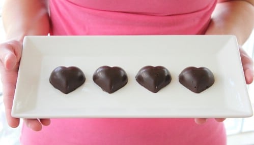 Easy Chocolate Hearts - 20 Tasty and Romantic Valentine’s Day Treats You Will Love