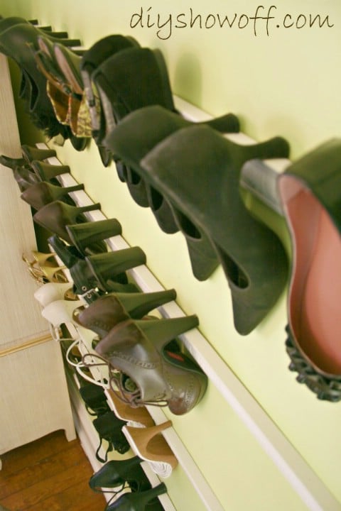 Crown Molding Shoe Holders