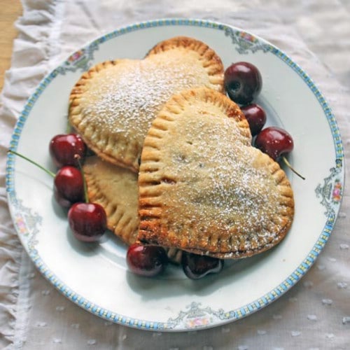 Sweetheart Cherry Pies - 20 Tasty and Romantic Valentine’s Day Treats You Will Love