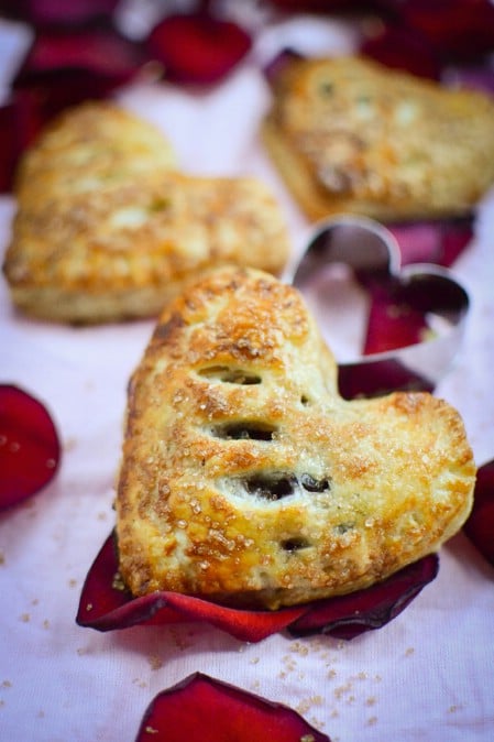 Cherry Heart Pies - 15 Extremely Creative Heart-Shaped Pies For Your Loved Ones