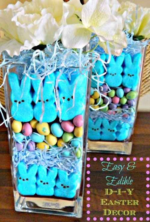 Delicious Vase Display - 80 Fabulous Easter Decorations You Can Make Yourself