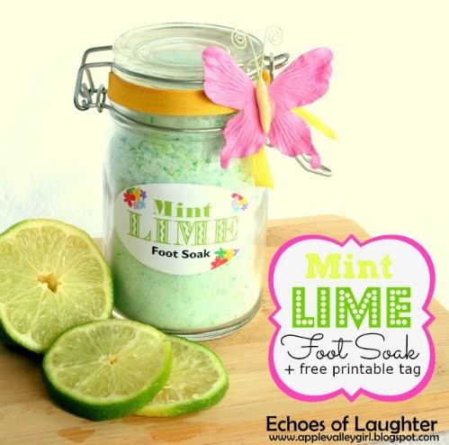 Mint Lime Foot Soak