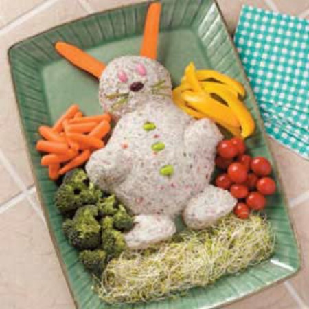 Easter Bunny Cheese Spread - 100 Easy and Delicious Easter Treats and Desserts