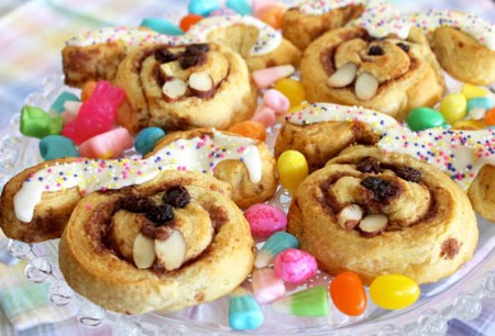 Easter Bunny Cinnamon Rolls - 100 Easy and Delicious Easter Treats and Desserts