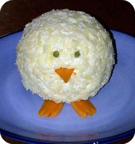 Adorable Chick Cheese Ball - 100 Easy and Delicious Easter Treats and Desserts