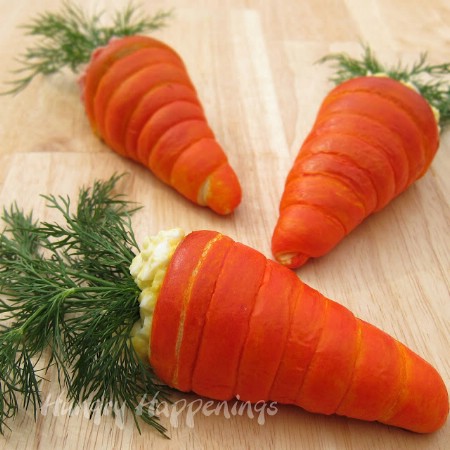 Carrot Crescents with Egg Salad - 100 Easy and Delicious Easter Treats and Desserts