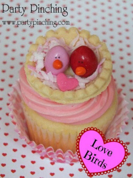 Love Birds Cupcakes - 100 Easy and Delicious Easter Treats and Desserts