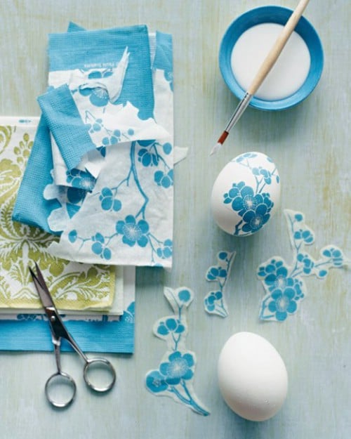 Decoupage Easter Eggs - 80 Creative and Fun Easter Egg Decorating and Craft Ideas