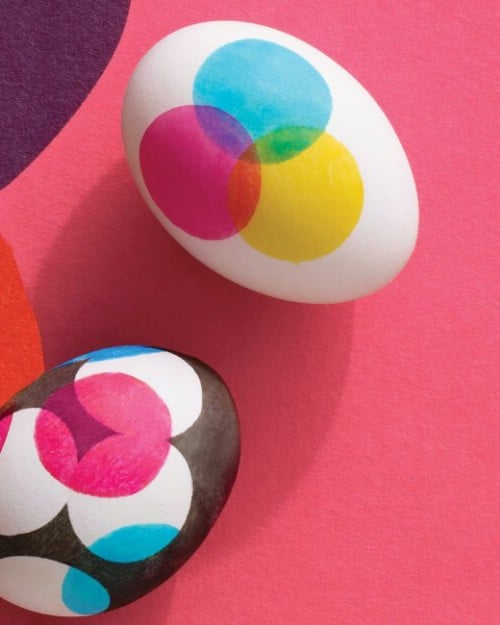 Dot Design Easter Eggs - 80 Creative and Fun Easter Egg Decorating and Craft Ideas