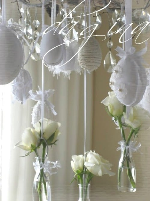 Hanging Eggs - 80 Fabulous Easter Decorations You Can Make Yourself