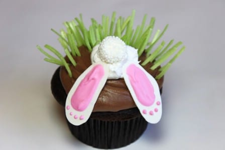 Shy Bunny Cupcakes - 100 Easy and Delicious Easter Treats and Desserts