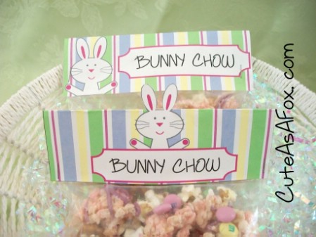 Bunny Chow Printable - 40 Crafty Easter Printables for Perfect Holiday Projects