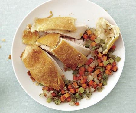 Pastry-Wrapped Chicken with Vegetable Stuffing