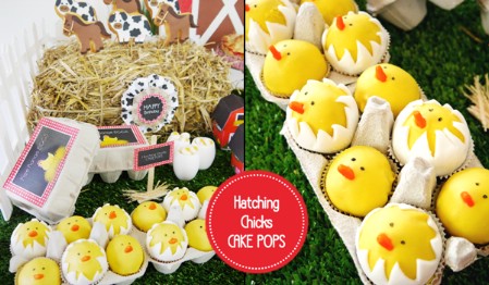Hatching Chicks Cake Pops - 100 Easy and Delicious Easter Treats and Desserts
