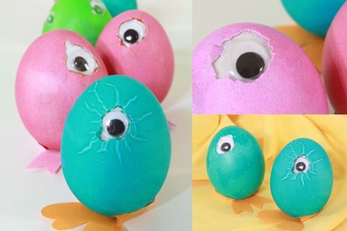 Googly Eye Easter Eggs - 80 Creative and Fun Easter Egg Decorating and Craft Ideas