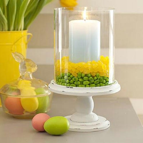 Easter Candle Display - 80 Fabulous Easter Decorations You Can Make Yourself