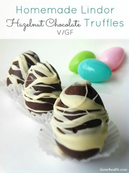 Homemade Lindor Hazelnut Easter Truffles - 100 Easy and Delicious Easter Treats and Desserts