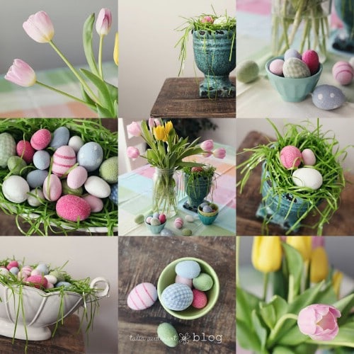 Bunny Garland - 80 Fabulous Easter Decorations You Can Make Yourself
