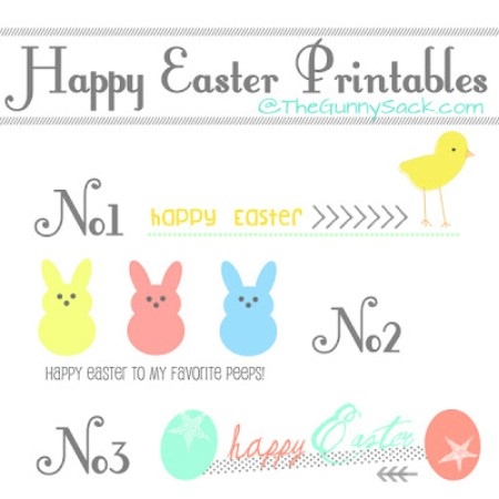 Happy Easter Printables - 40 Crafty Easter Printables for Perfect Holiday Projects
