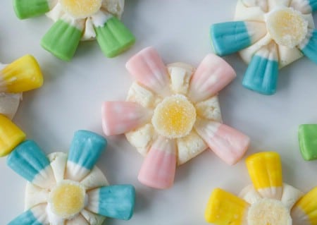 Candy Corn Flowers - 100 Easy and Delicious Easter Treats and Desserts