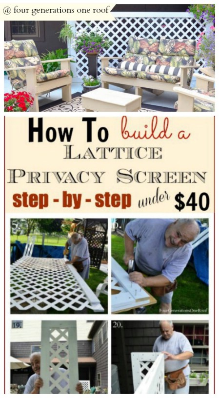 Create A Lattice Screen - 150 Remarkable Projects and Ideas to Improve Your Home's Curb Appeal