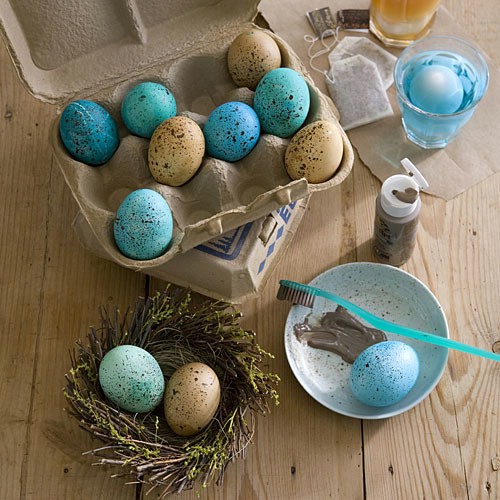 Speckled Easter Eggs - 80 Creative and Fun Easter Egg Decorating and Craft Ideas