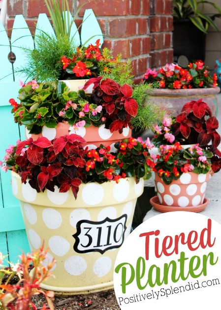Create Tiered Planters - 150 Remarkable Projects and Ideas to Improve Your Home's Curb Appeal