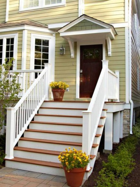 Add Contrasting Step Colors - 150 Remarkable Projects and Ideas to Improve Your Home's Curb Appeal