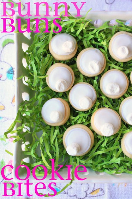 Bunny Bun Cookie Bites - 100 Easy and Delicious Easter Treats and Desserts