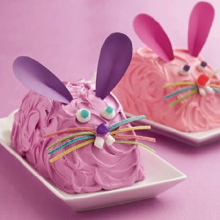 Easy Easter Bunny Cakes - 100 Easy and Delicious Easter Treats and Desserts