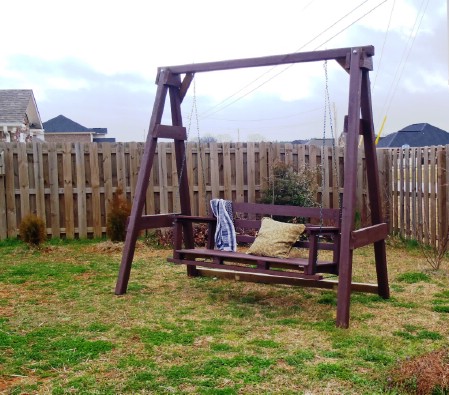 Build A Freestanding Swing - 150 Remarkable Projects and Ideas to Improve Your Home's Curb Appeal