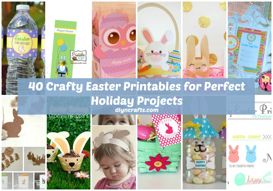 40 Crafty Easter Printables for Perfect Holiday Projects