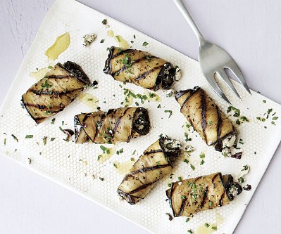 Grilled Eggplant with Feta