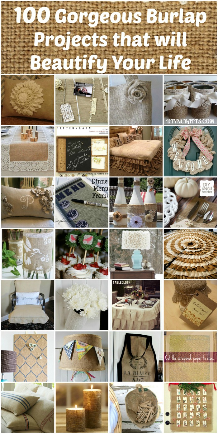 100 Gorgeous Burlap Projects that will Beautify Your Life