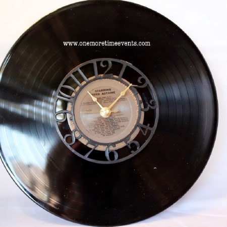 Vintage Record Clock