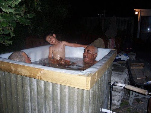 Build Your Own Wood Fired Hot Tub