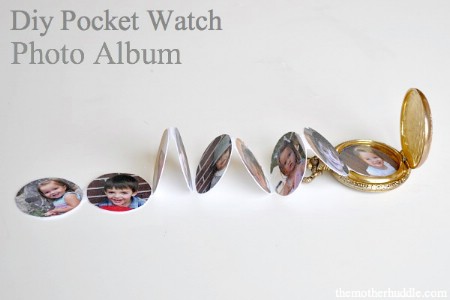 Accordion Pocket Watch Photo Album