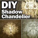 diy shadow chandelier