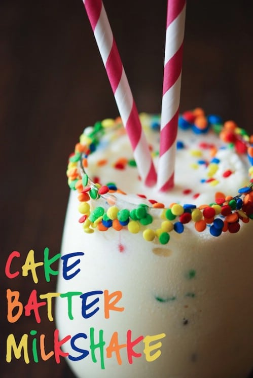 Cake Batter Milkshake
