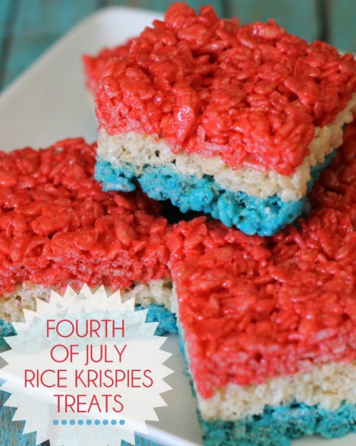 Independence Day Rice Krispies Treats