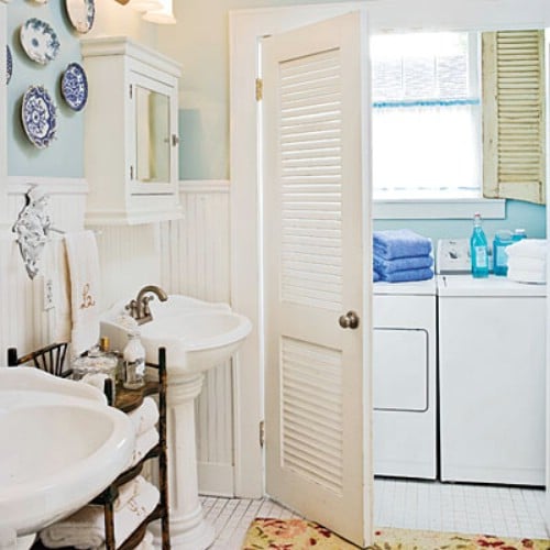 Camouflage Your Laundry Room